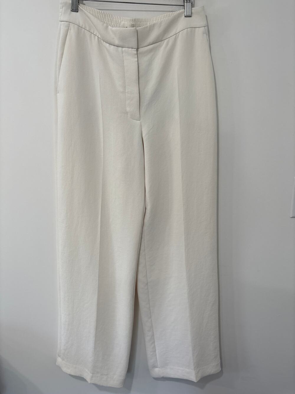 Wilfred Wide-Leg Cream Pants